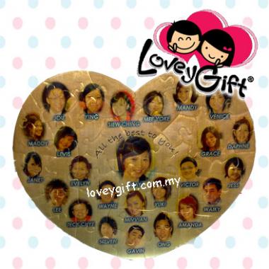 Personalized Love Puzzle (Gold)