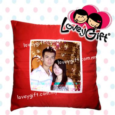 Photo Cushion - Red