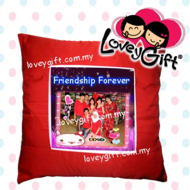 Photo Cushion - Red
