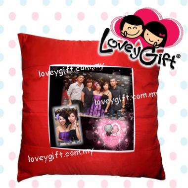 Photo Cushion - Red