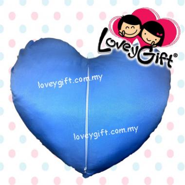 Photo Cushion - Love Shape(Blue)