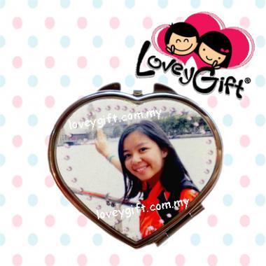 Personalized Photo Cosmetic Mirror - Love
