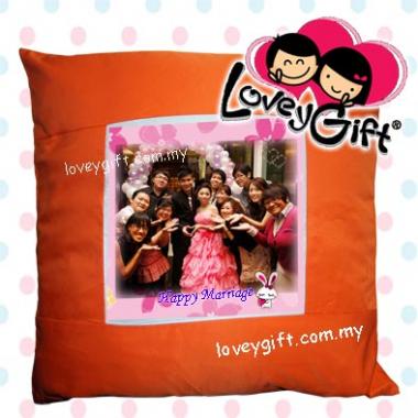 Photo Cushion - Orange
