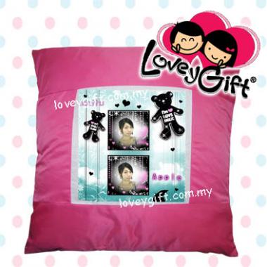 Photo Cushion - Rose Pink