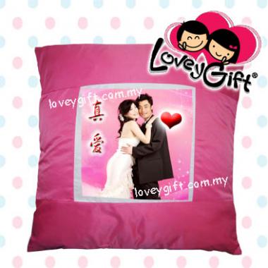 Photo Cushion - Rose Pink