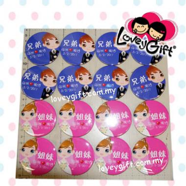 58 mm Photo Button Badge Pin
