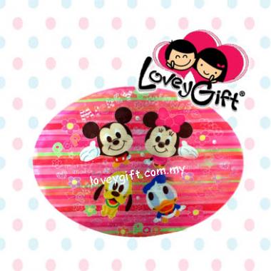 Oval Silver Photo Magnet