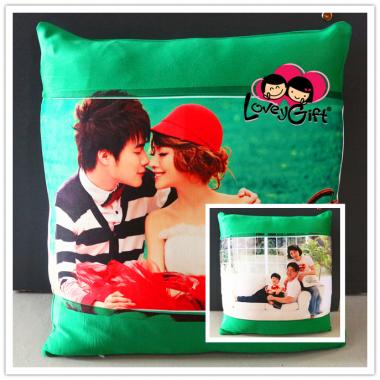 Personalized Thick Satin Pillow 