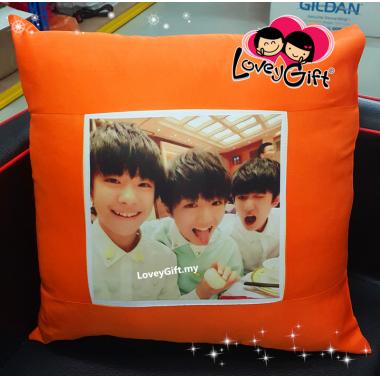 Photo Cushion - Orange