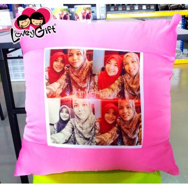 Photo Cushion - Rose Pink