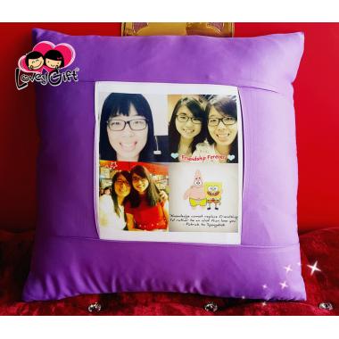 Photo Cushion - Purple